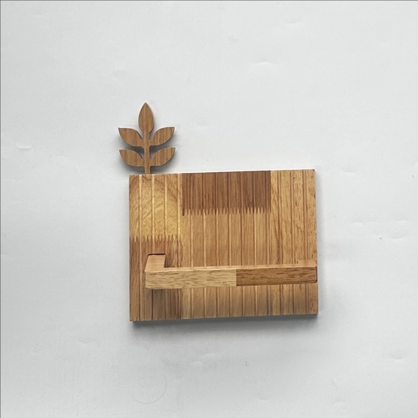 Kitchen Baking Paper Holder - Drewniany uchwyt na ręczniki papierowe do