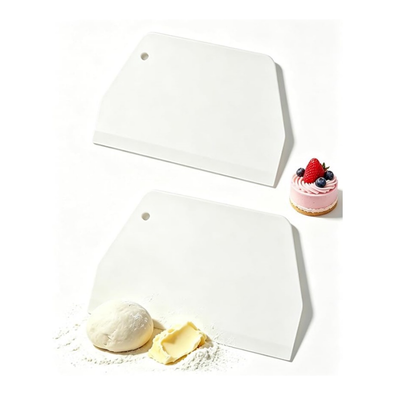 Bench Scraper Dough - 2 sztuki – plastikowa szpatułka do
