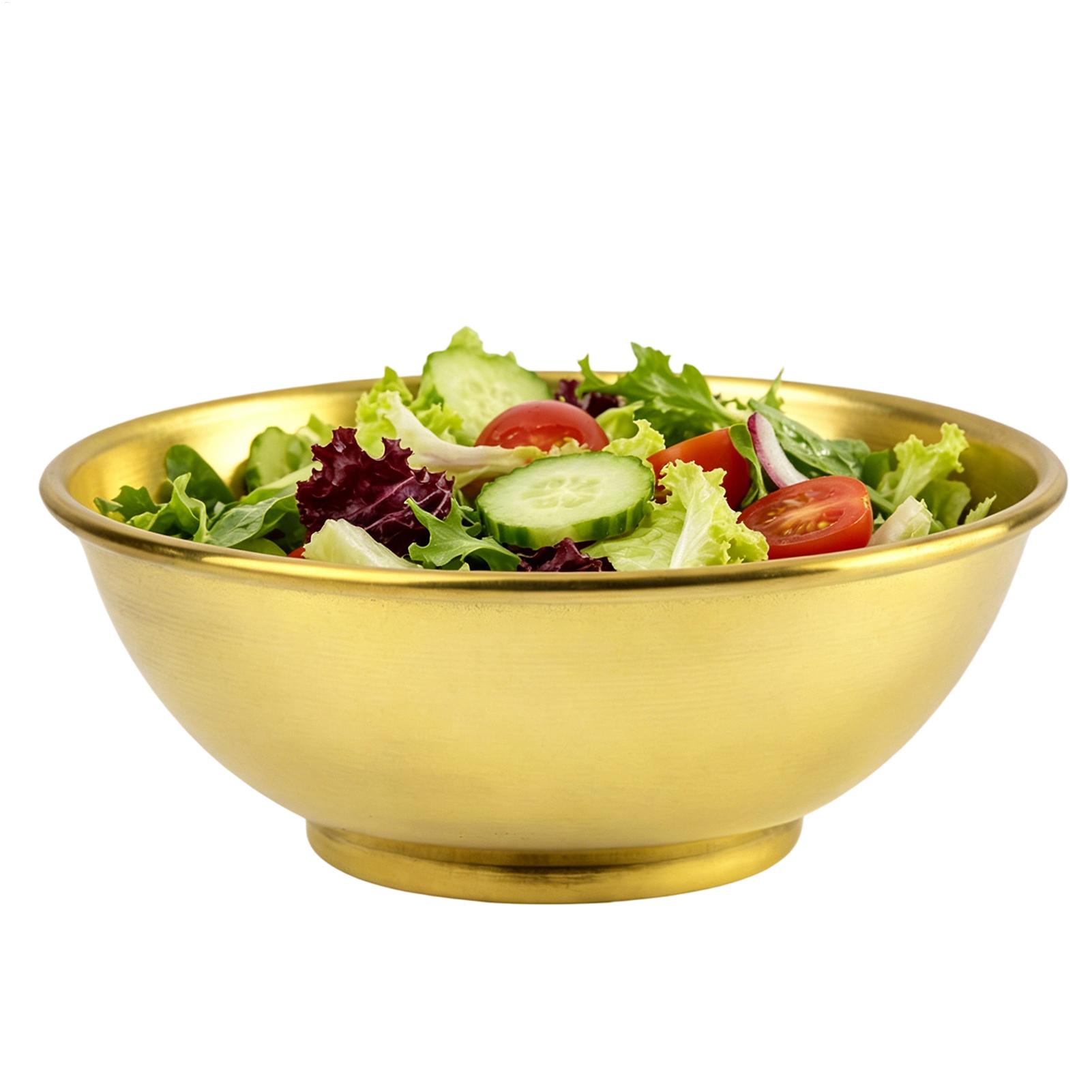 Kitchen Baking Bowls - Duża miedziana miska do mieszania sałatek,