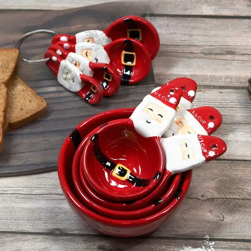 Kitchen Baking Bowls - 4 szt. Świąteczny zestaw łyżek do