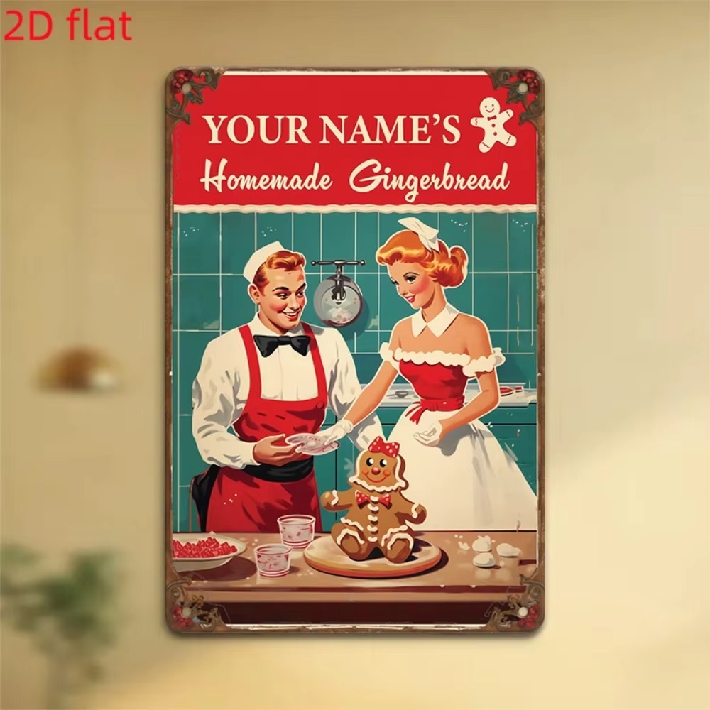 Kitchen Baking Area - CIFbuy – metalowy znak w stylu