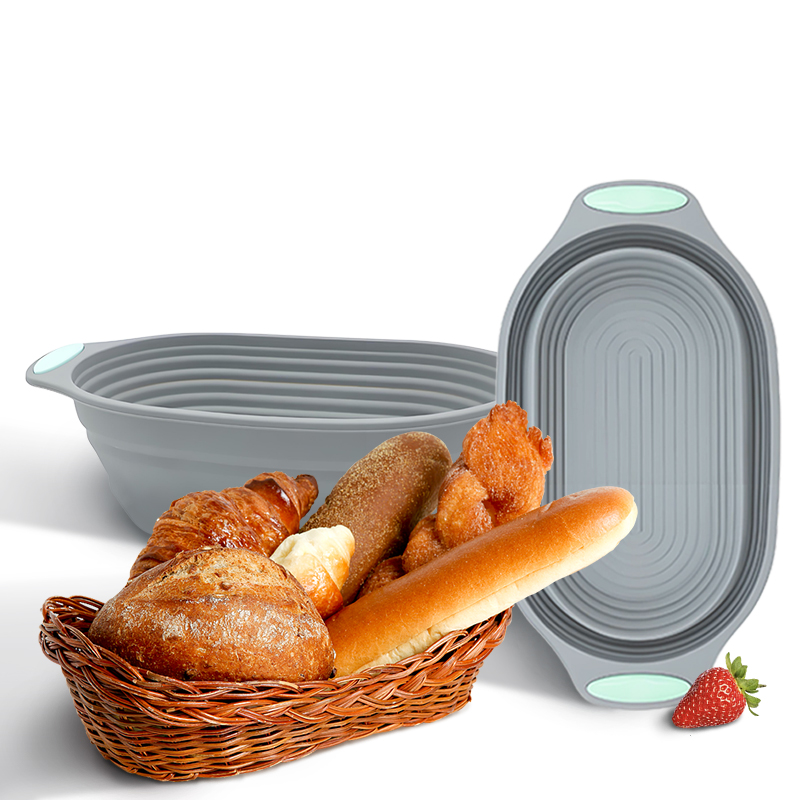 Kitchen Baking Bowls - 1 szt. Silikonowy Składany Koszyk do