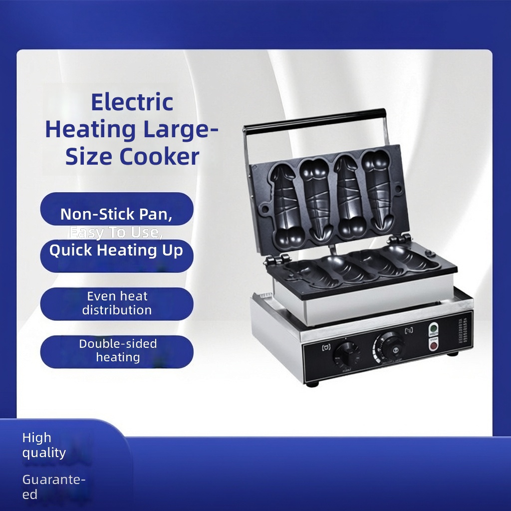 Kitchen Baking Appliances - Duża gofrownica, gofrownica na 4 gofry,