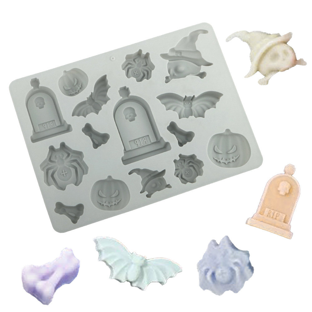 Silicone Cake Mold - Forma Silikonowa na Czekoladę Halloween: Elementy