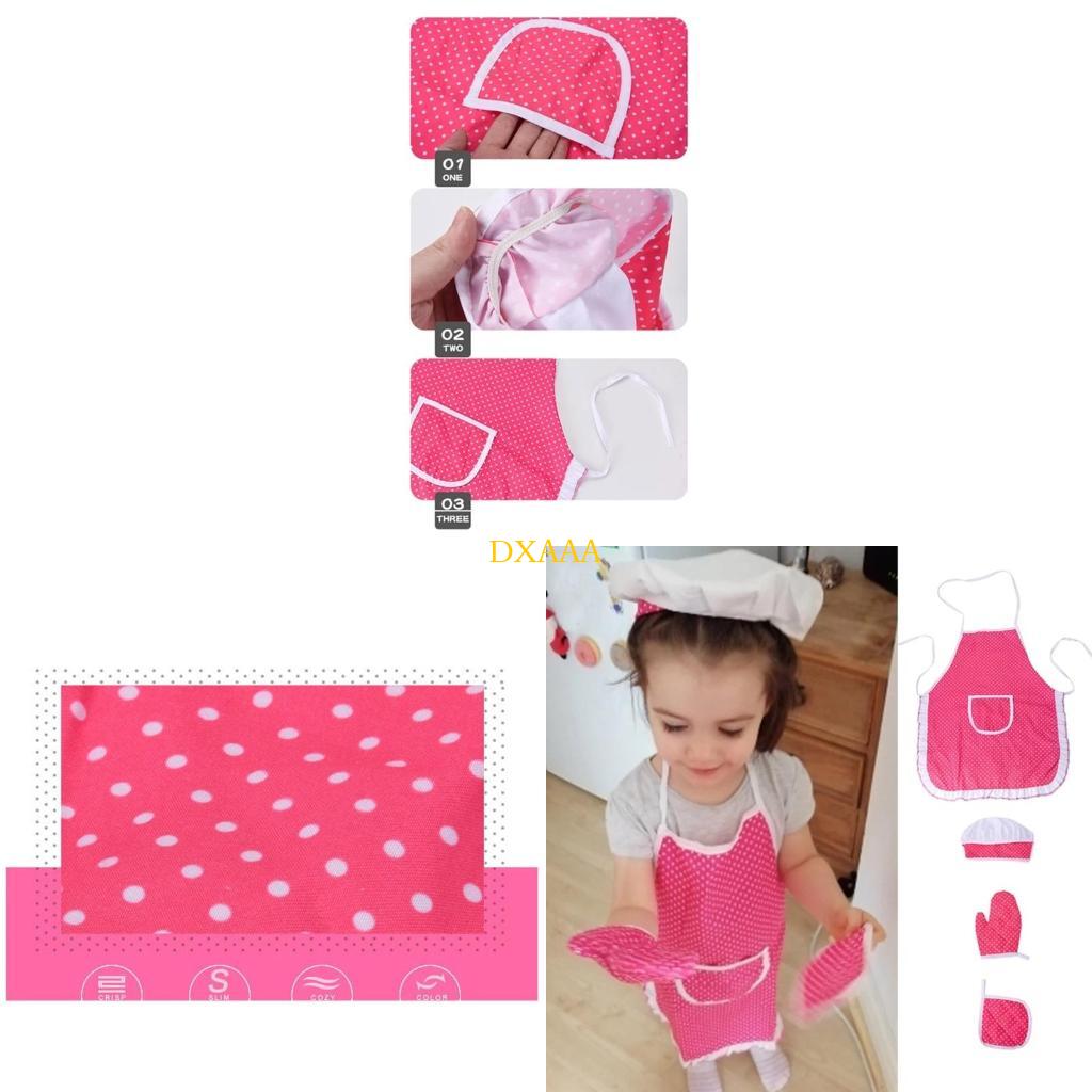 Baking Kitchen For Kids - DXAA Chefs Costume Zestaw dla dzieci