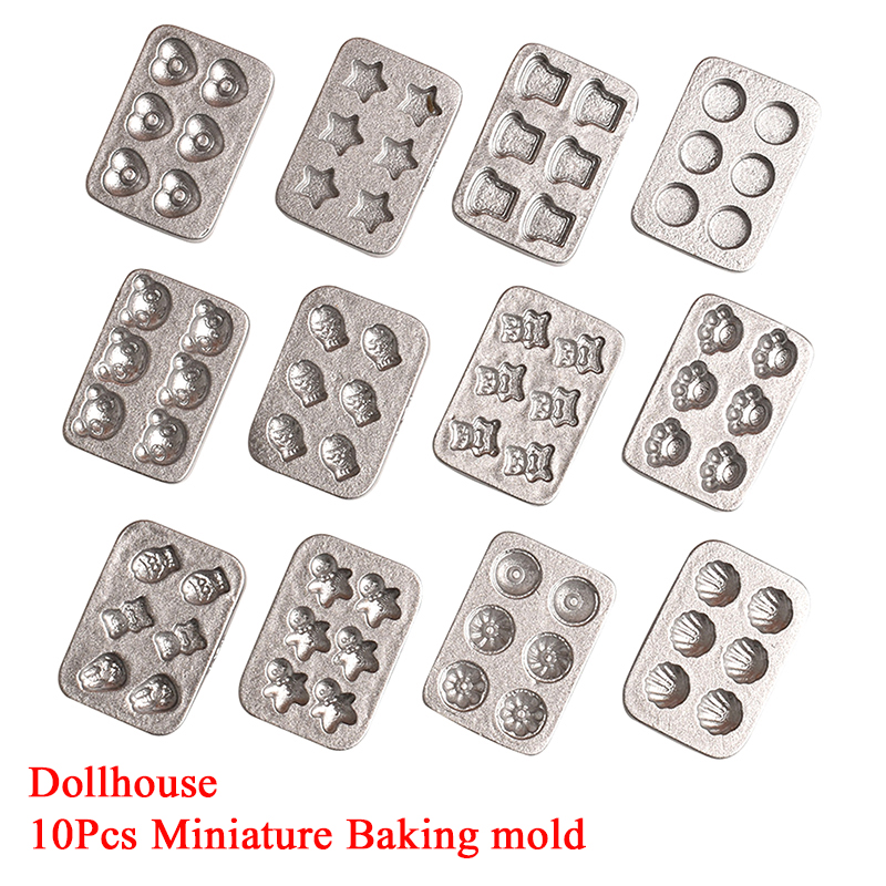 Kitchen Baking Area - 10 szt. Miniaturowe foremki do pieczenia