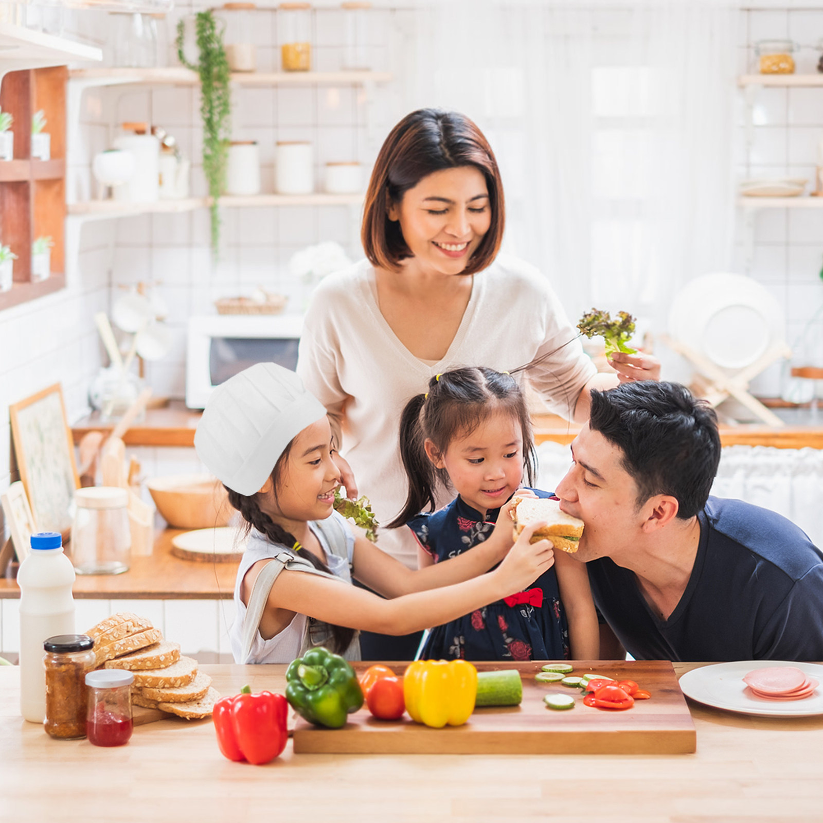 15 sztuk – jednorazowe czapki  – Kitchen Baking Area recenzja i cena