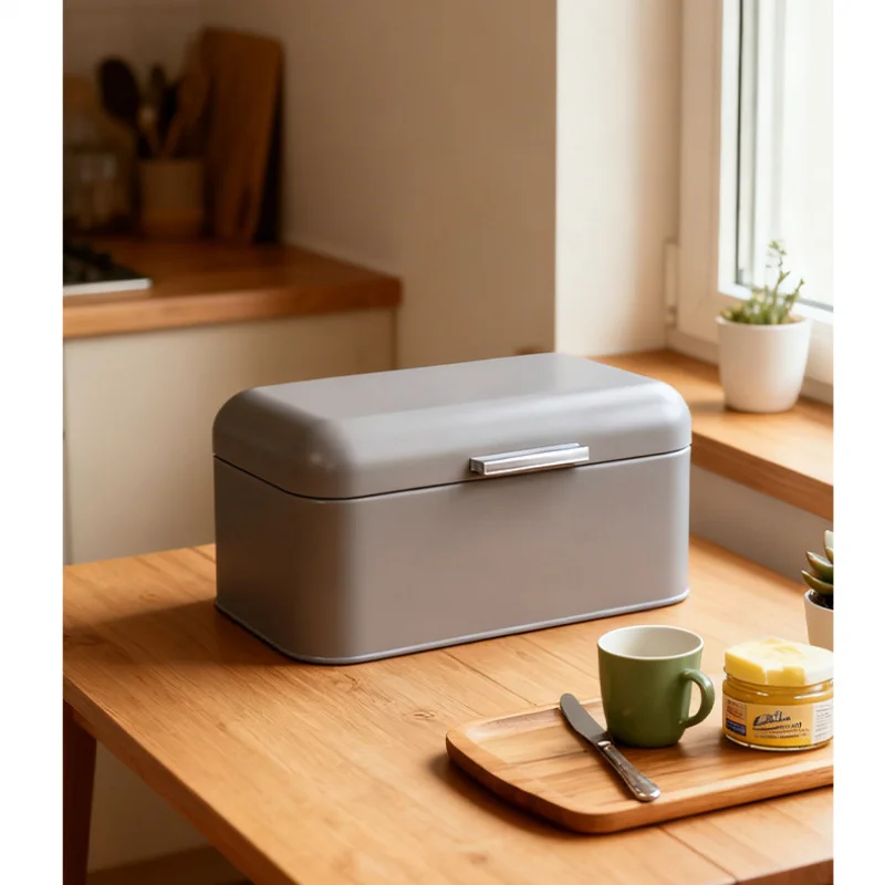 Metalowy pojemnik na chleb, po – Kitchen Baking Counter recenzja i cena