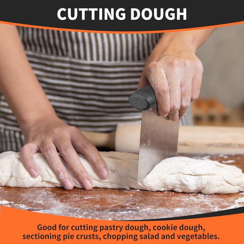 Skrobak i krajalnica ze stali  – Bench Scraper Dough recenzja i cena
