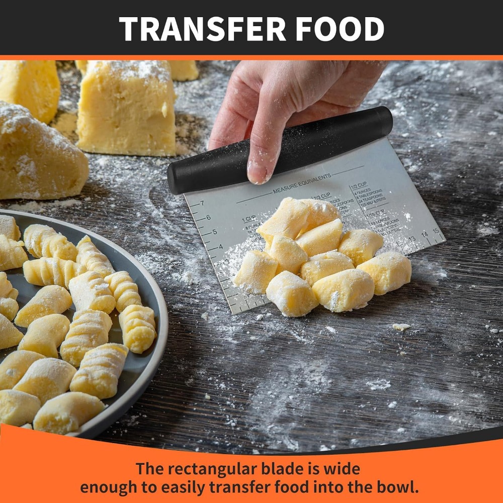 Skrobak i krajalnica ze stali  – Bench Scraper Dough recenzja i cena