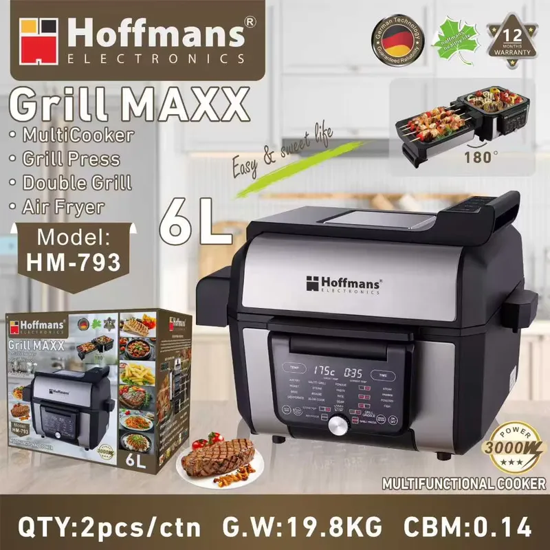 Hoffmans 6L 3000W Cyfrowa Fryt – Kitchen Baking Area recenzja i cena