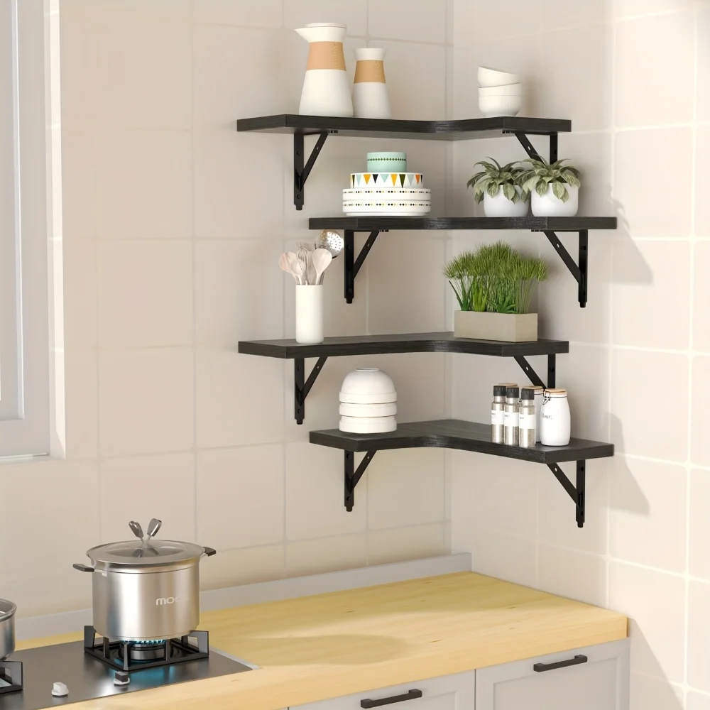 Półki wiszące z naturalnym wzo – Kitchen Queen recenzja i cena