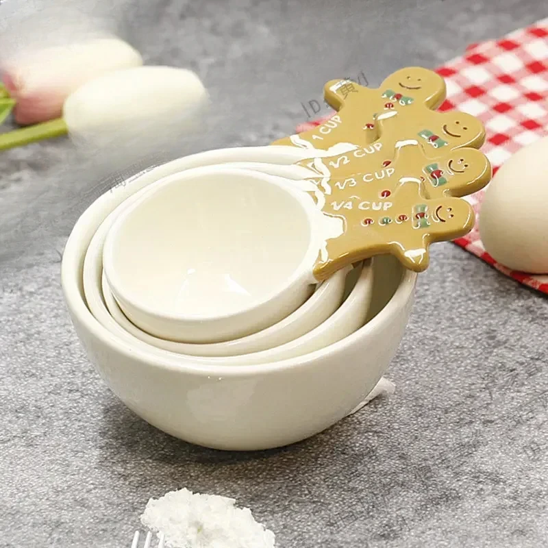 4 szt. Świąteczny zestaw łyżek – Kitchen Baking Bowls recenzja i cena