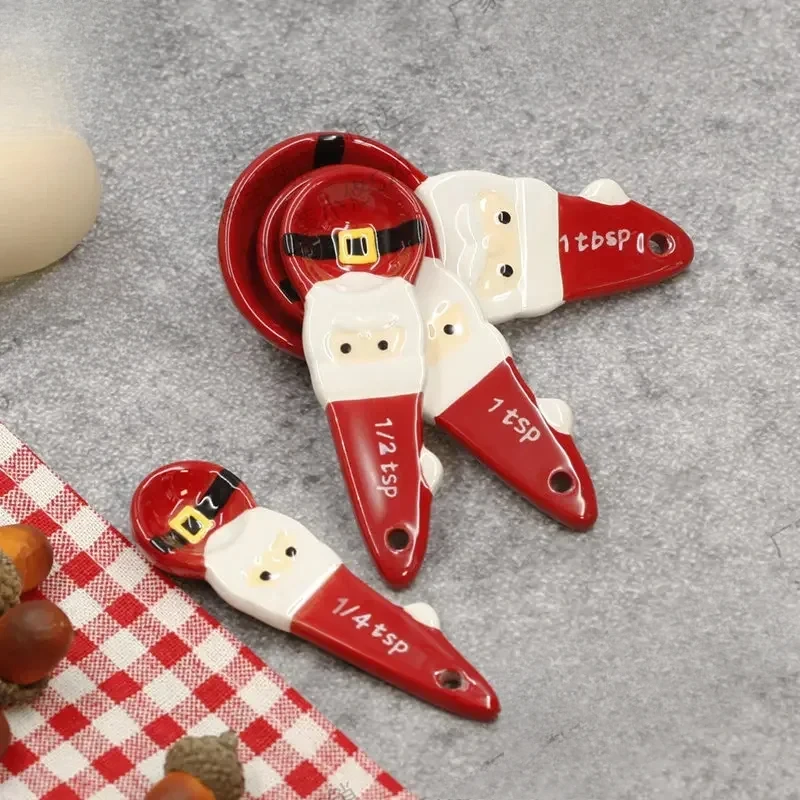 4 szt. Świąteczny zestaw łyżek – Kitchen Baking Bowls recenzja i cena