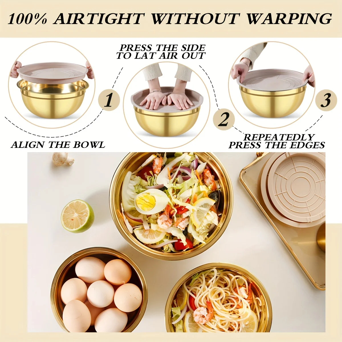 Zestaw 10 misk do mieszania ze – Kitchen Baking Bowls recenzja i cena