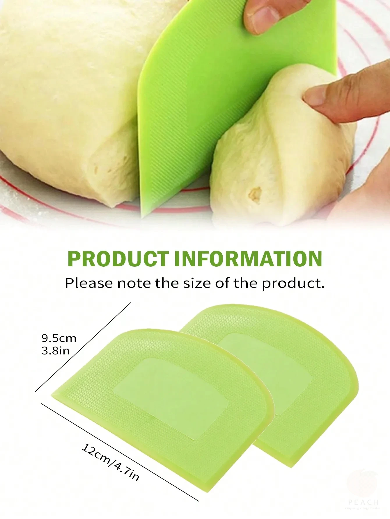 1/2 szt. Skrobak do ciasta, be – Bench Scraper Dough recenzja i cena
