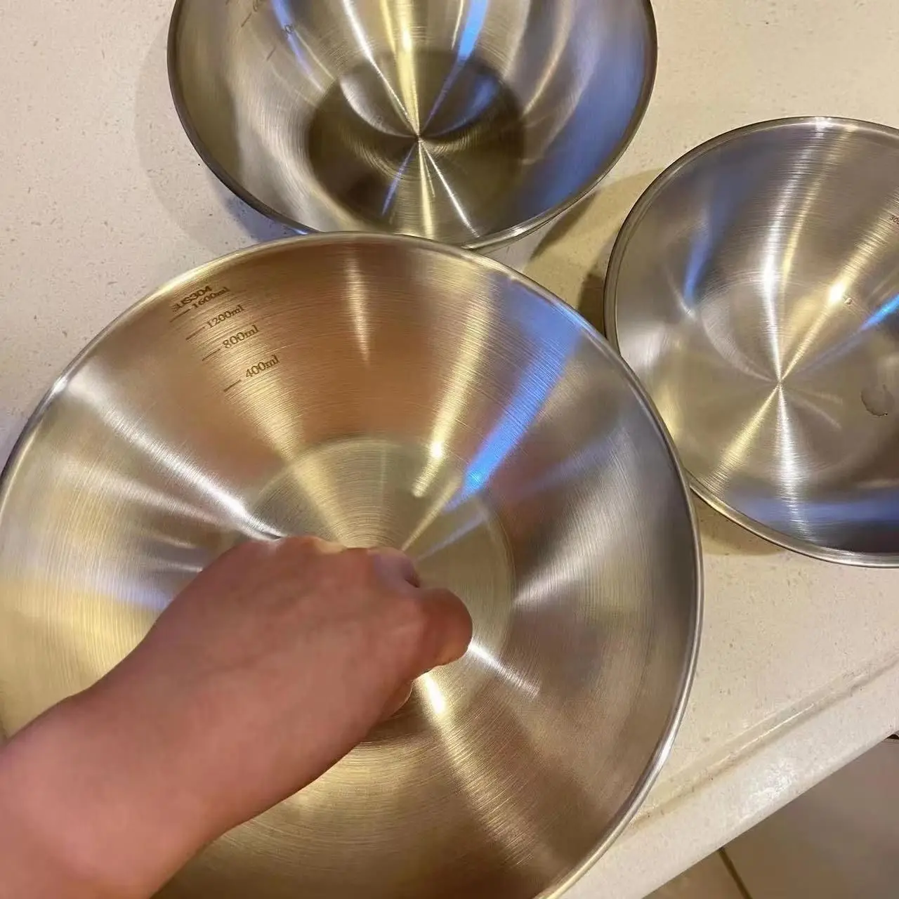 Zestaw 1-3 misek ze stali nier – Kitchen Baking Bowls recenzja i cena