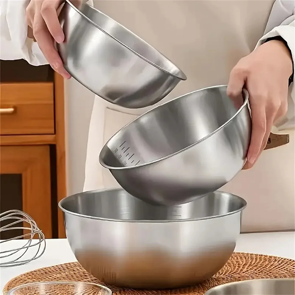 Zestaw 1-3 misek ze stali nier – Kitchen Baking Bowls recenzja i cena