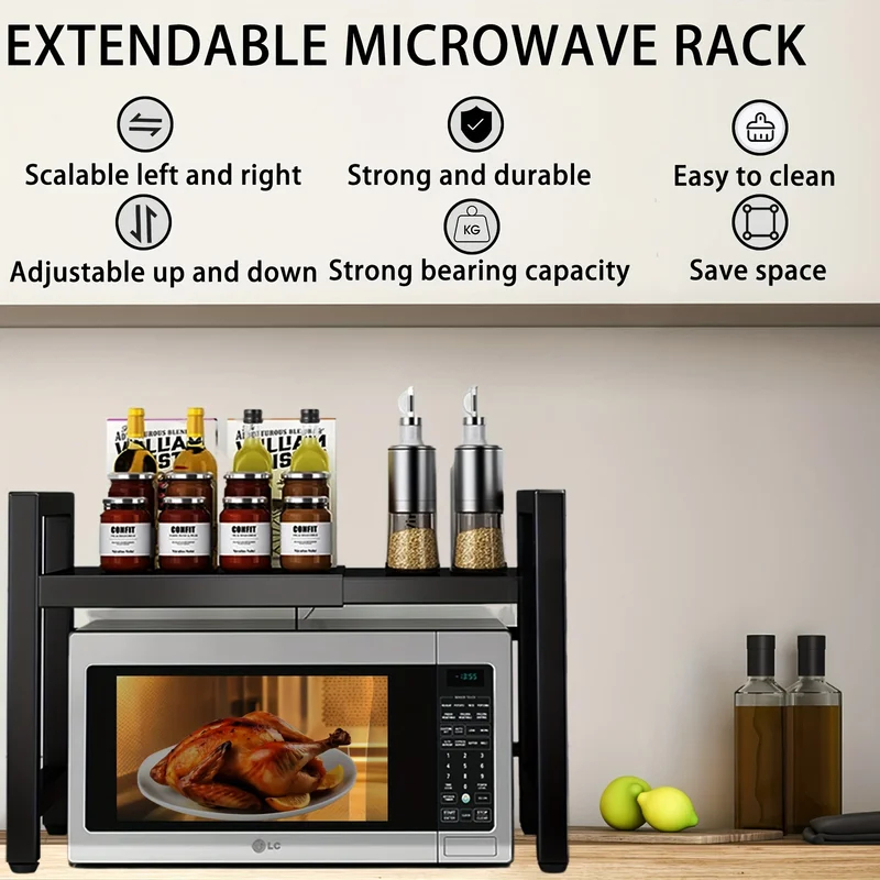 Rozkładana półka na mikrofalów – Kitchen Baking Rack recenzja i cena