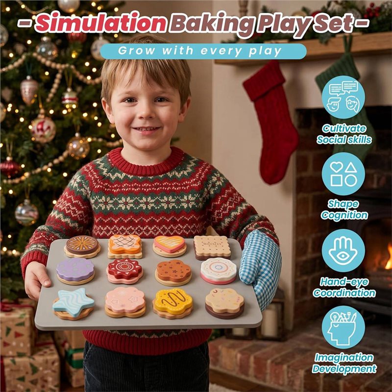 WOWFU - Drewniany Zestaw Ciast – Baking Kitchen For Kids recenzja i cena