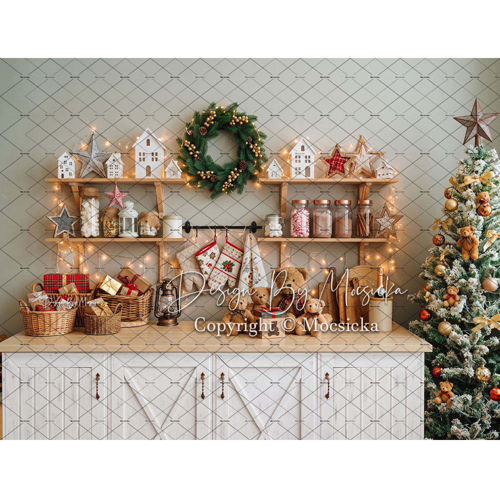 Mocsicka Świąteczne Tło Fotogr – Baking Kitchen For Kids recenzja i cena