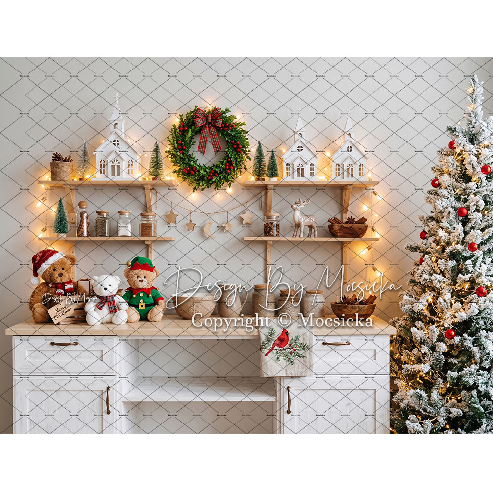 Mocsicka Świąteczne Tło Fotogr – Baking Kitchen For Kids recenzja i cena