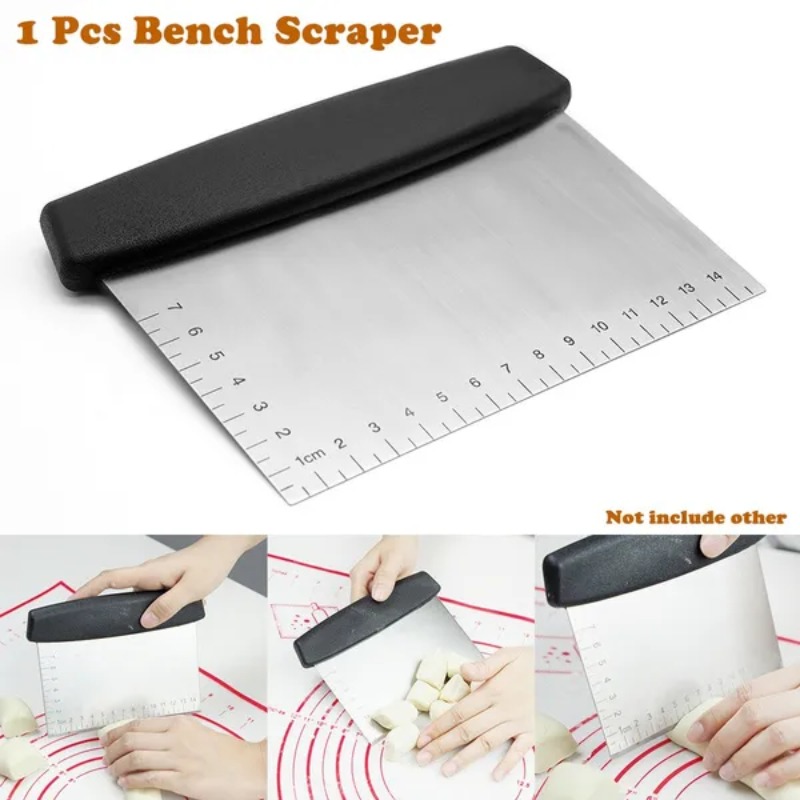 1 szt Skrobak ze stali nierdze – Bench Scraper Dough recenzja i cena