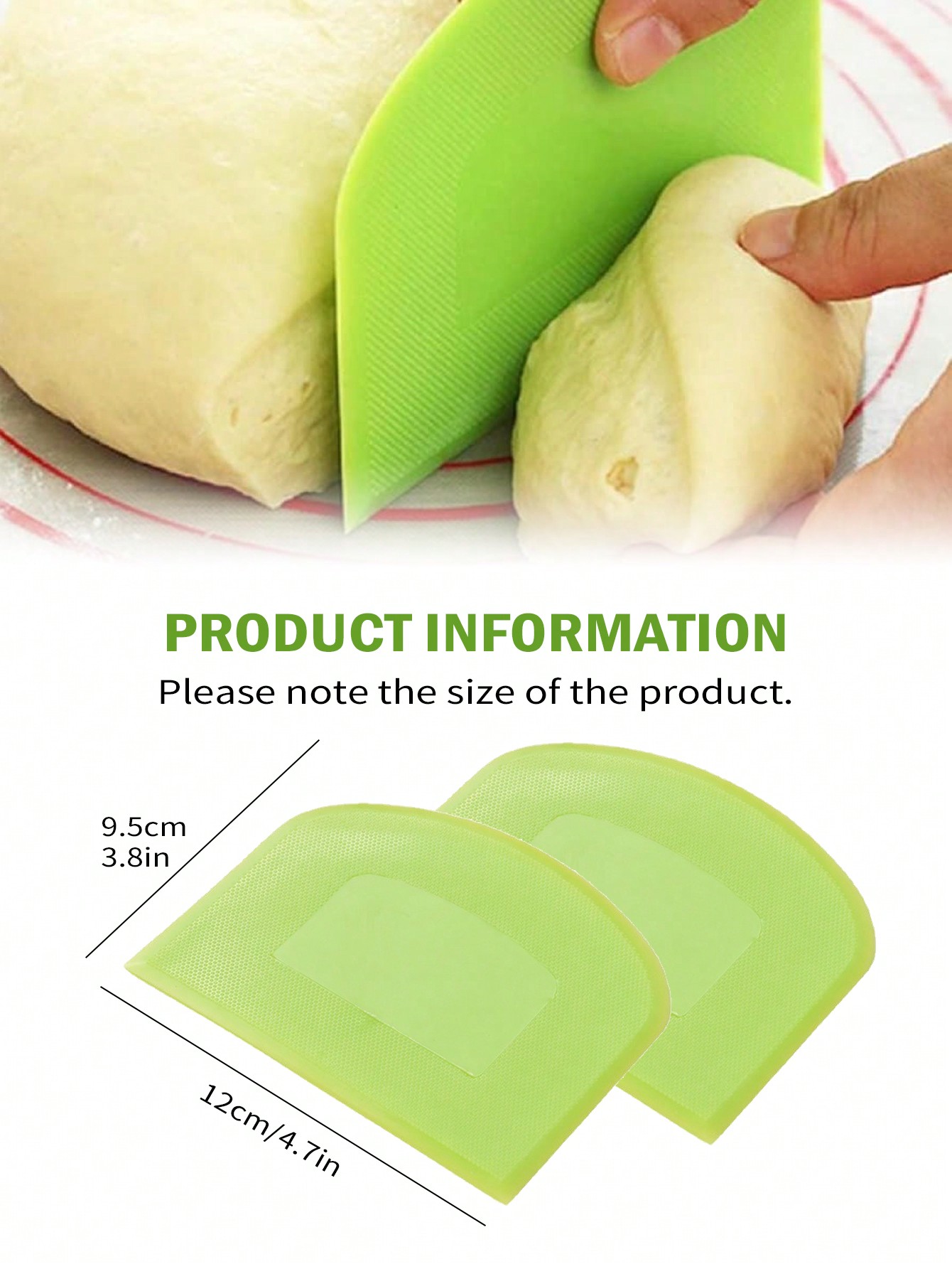 Leeseph 2 szt. Skrobak do cias – Bench Scraper Dough recenzja i cena