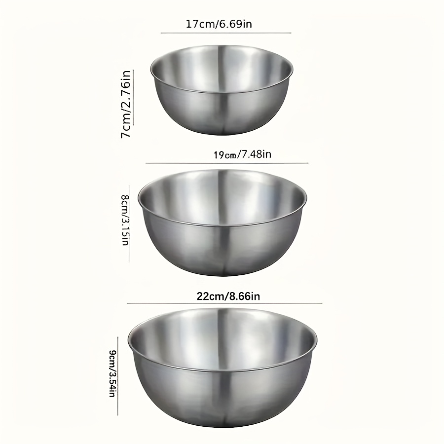 3-częściowy zestaw misek ze st – Kitchen Baking Bowls recenzja i cena