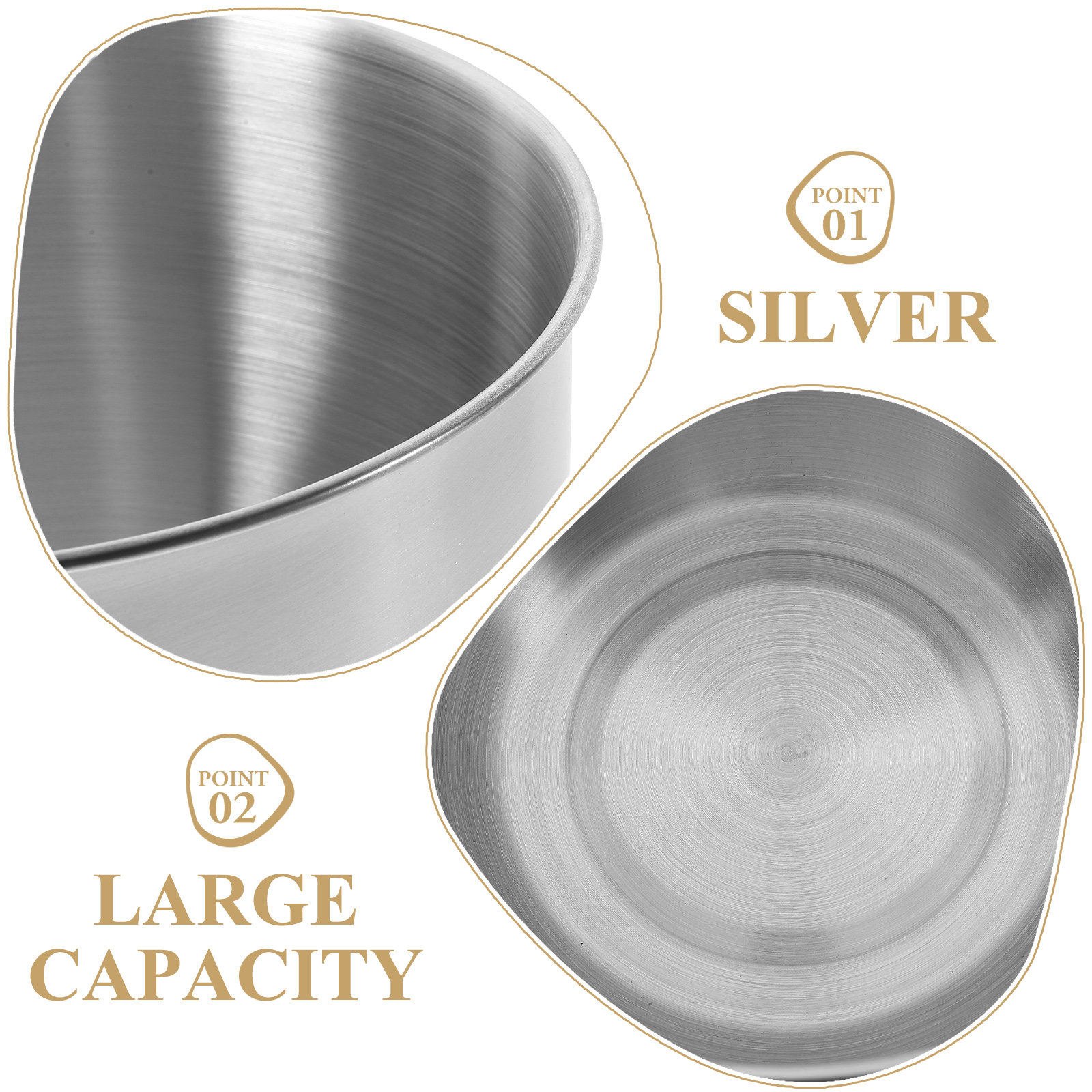 Głęboka miska ze stali nierdze – Kitchen Baking Bowls recenzja i cena