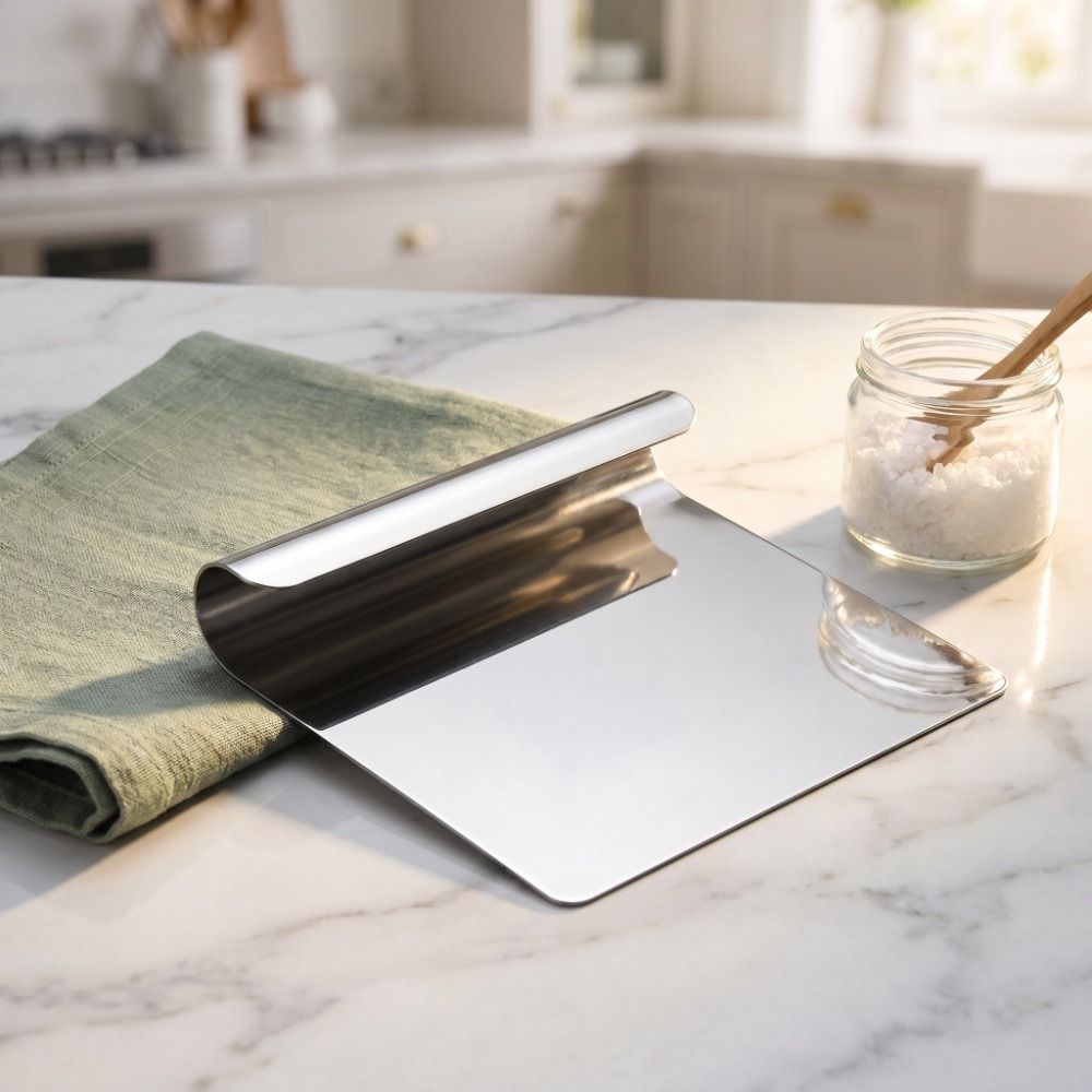 Skrobak do ciasta ze stali nie – Bench Scraper Dough recenzja i cena